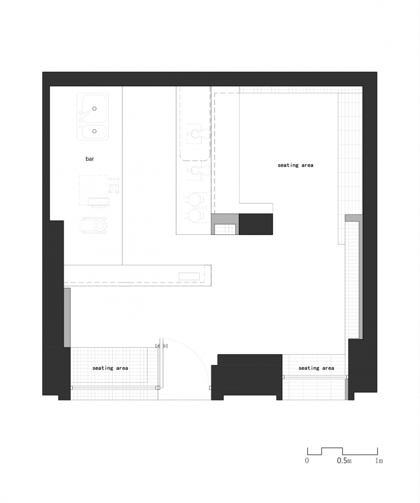 04 Aloha Cafe平面图，Aloha Cafe Plan ©Atelier IN.jpg